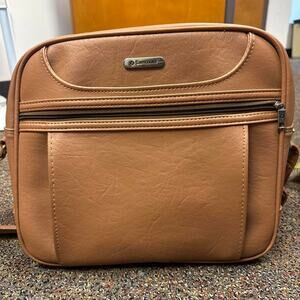 Samsonite tan brown carry